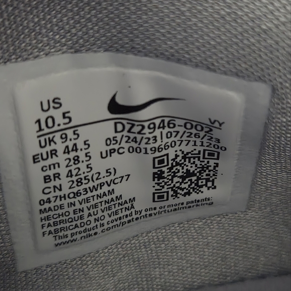 Nike Zoom Freak 5 TB Wolf Grey Mens Athletic Sneakers Shoes 10.5 - Picture 9 of 9